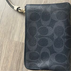 Coach leather pouch